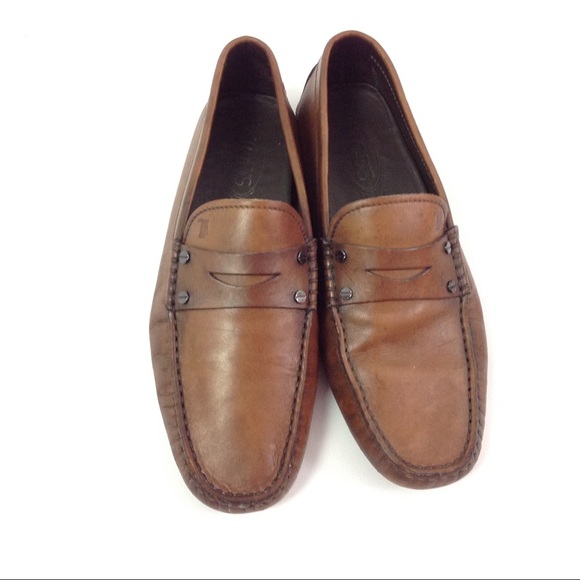 Tod's Shoes | Tod's Men's Brown Leather Gommino Loafers | Color: Brown | Size: 8 | Selfstatement's Closet